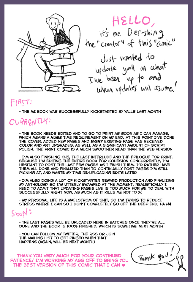 Little status update!